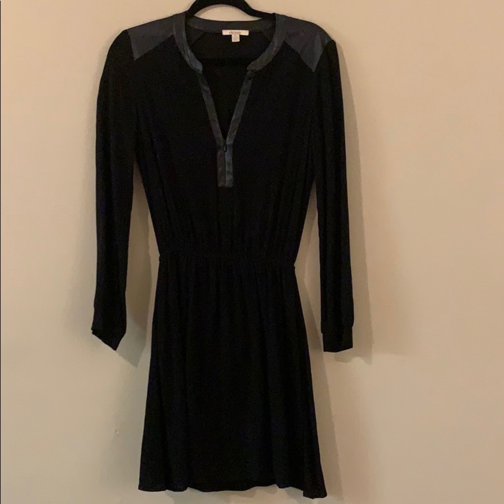 Ella Moss Black Long Sleeve Dress XS